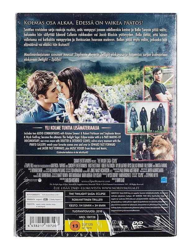 Twilight: Epäilys - DVD - DVD-elokuvat - 10105499176 - 1