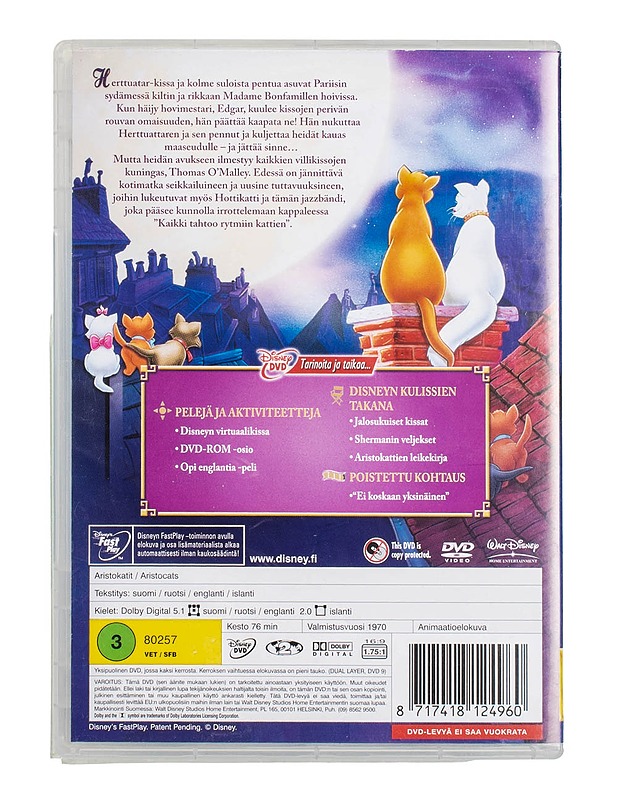 Aristokatit - DVD - DVD-elokuvat - 10105499215 - 1