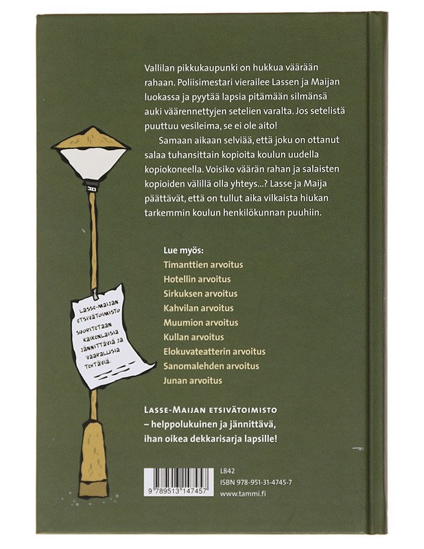 Koulun arvoitus - Widmark, Martin - Lastenkirjat - 10105499221 - 1