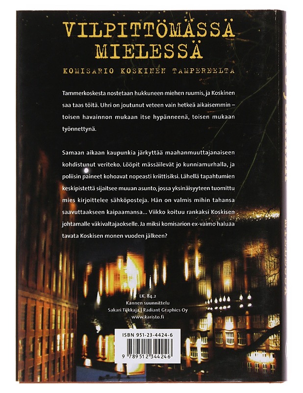 Vilpittömässä mielessä - Seppo Jokinen - Jännitys ja dekkarit - 10105499260 - 1