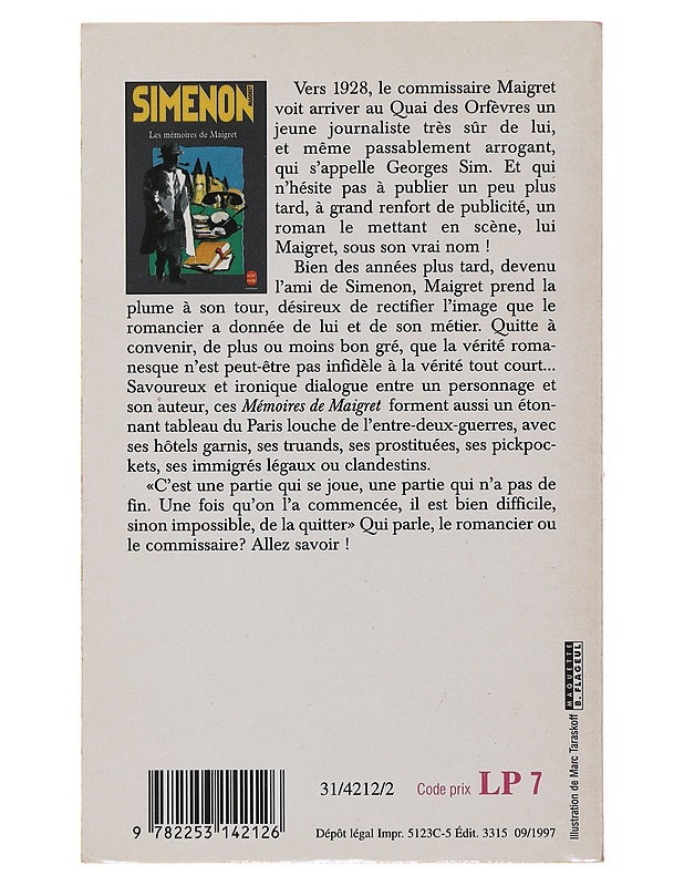 Les mémoires de Maigret - George Simenon - Elämäkerrat ja muistelmat - 10105499298 - 1