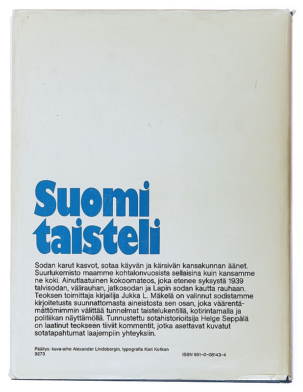 Suomi taisteli : sotiemme suurlukemisto. 5 - Seppälä, Helge - Historiakirjat - 10105499305 - 1