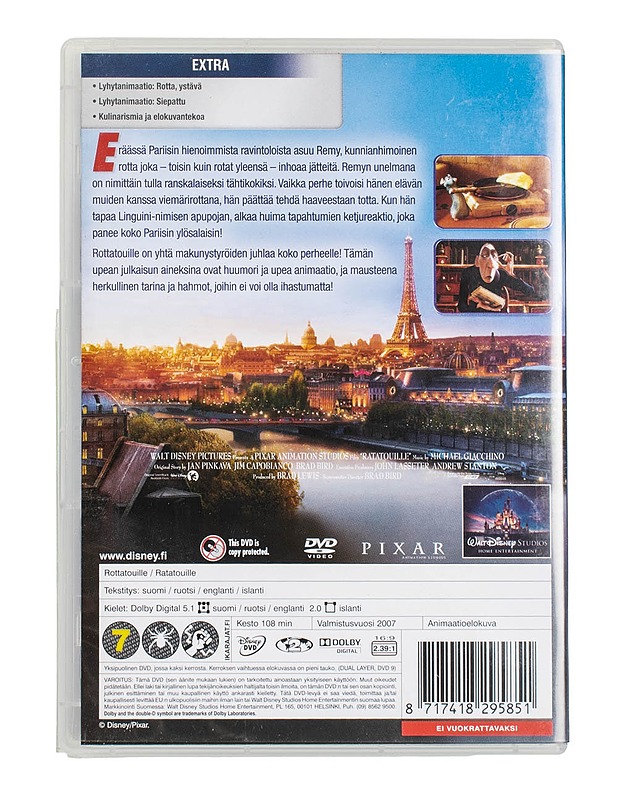 Rottatouille - DVD - DVD-elokuvat - 10105499317 - 1