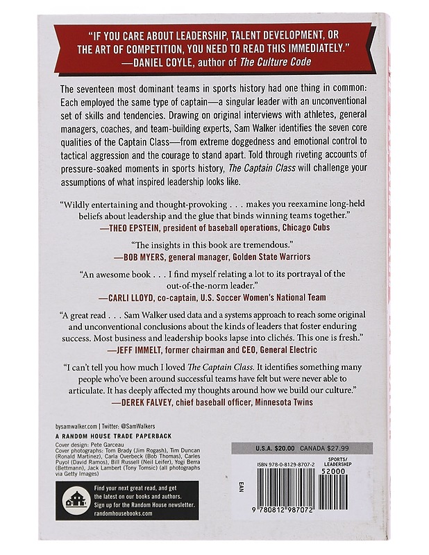 The captain class - Sam Walker - Harrastekirjat - 10105499324 - 1