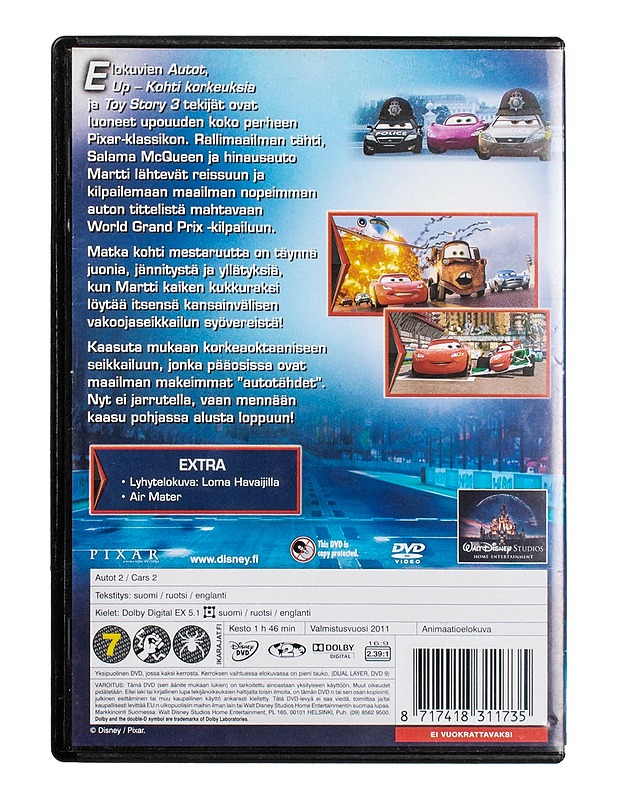 Autot 2 - DVD - DVD-elokuvat - 10105499327 - 1