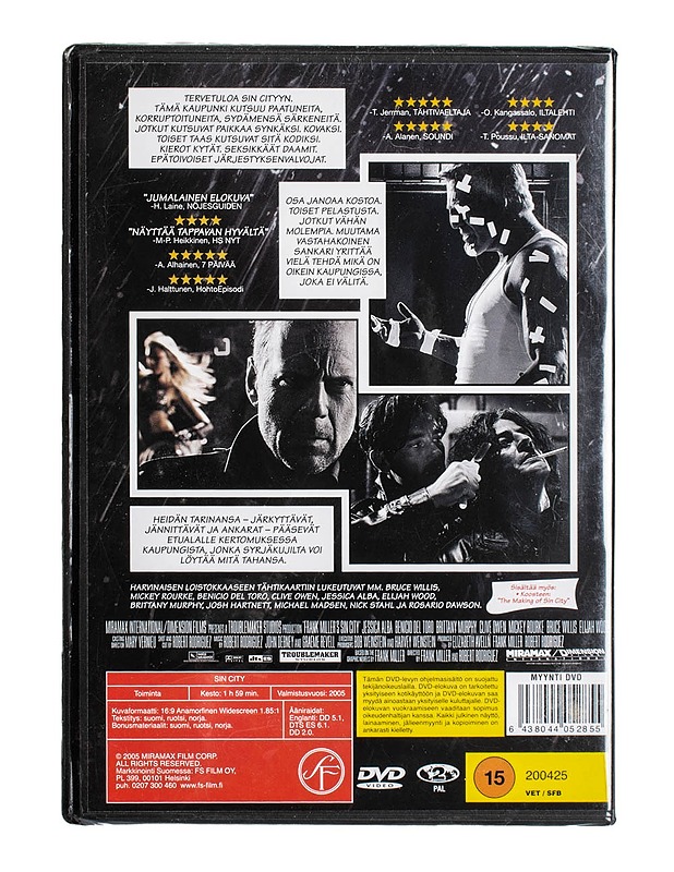 Sin City - DVD - DVD-elokuvat - 10105499339 - 1
