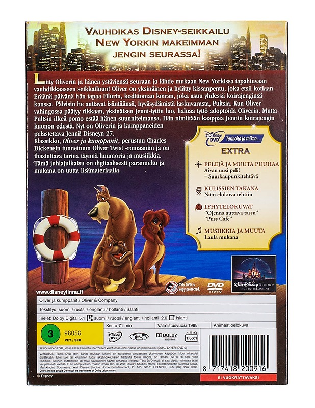 Oliver Ja Kumppanit - DVD - DVD-elokuvat - 10105499362 - 1