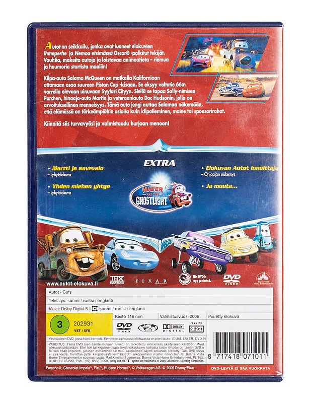 Autot - DVD - DVD-elokuvat - 10105499375 - 1