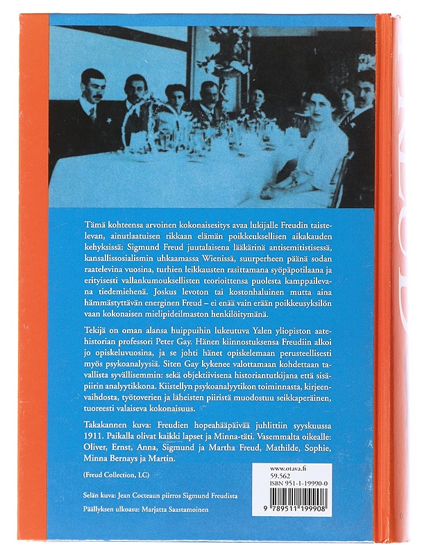 Freud - Gay, Peter - Elämäkerrat ja muistelmat - 10105499392 - 1