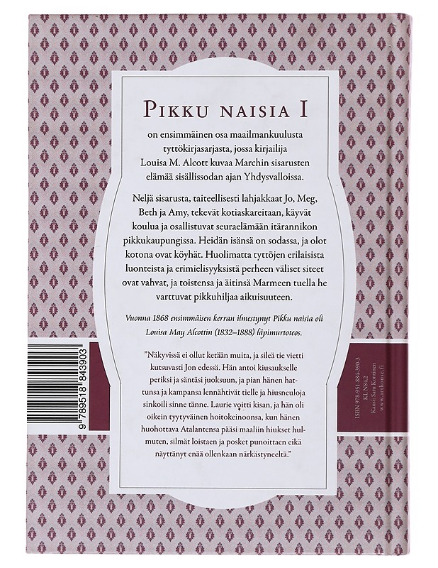 Pikku naisia. 1 osa - Alcott, Louisa M. - Nuorten kirjat - 10105499405 - 1