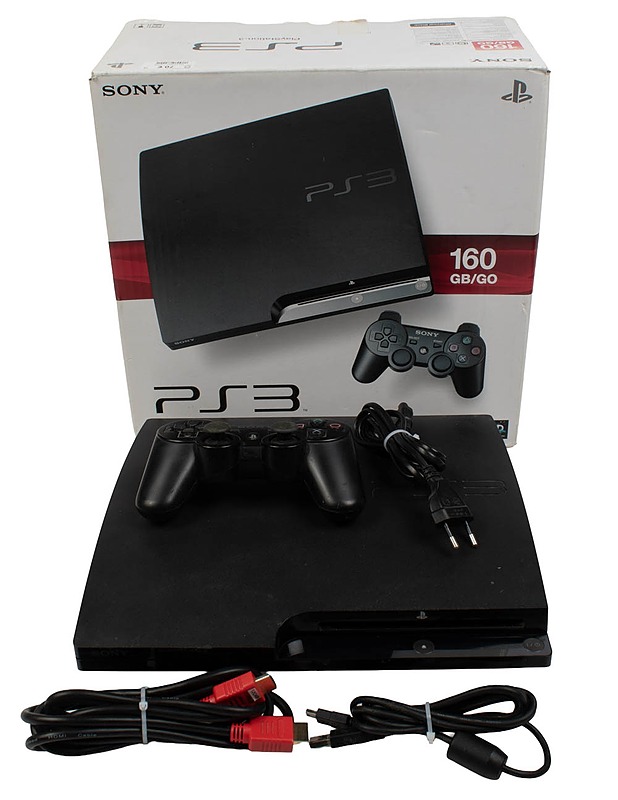 SONY Playstation 3 Slim pelikonsoli - Konsolit ja konsolipelit - 10105499406 - 0