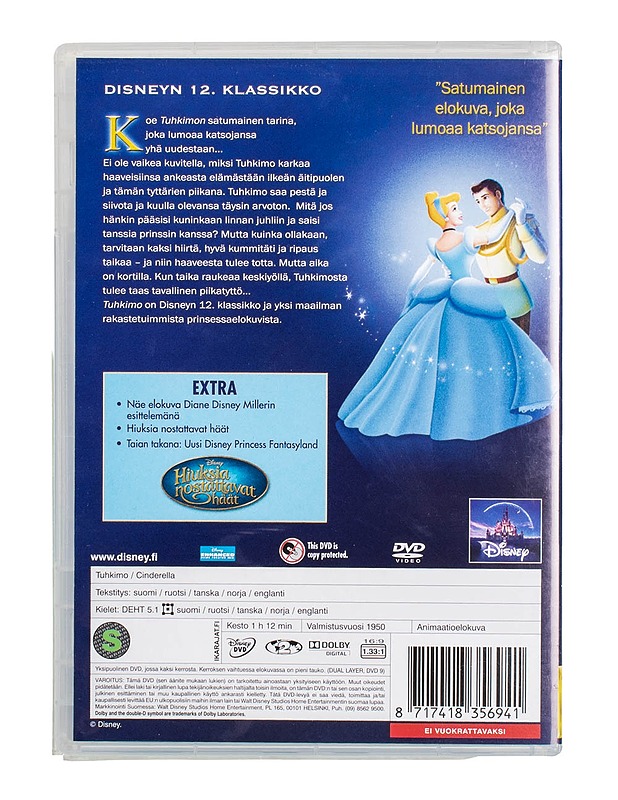 Tuhkimo - DVD - DVD-elokuvat - 10105499438 - 1