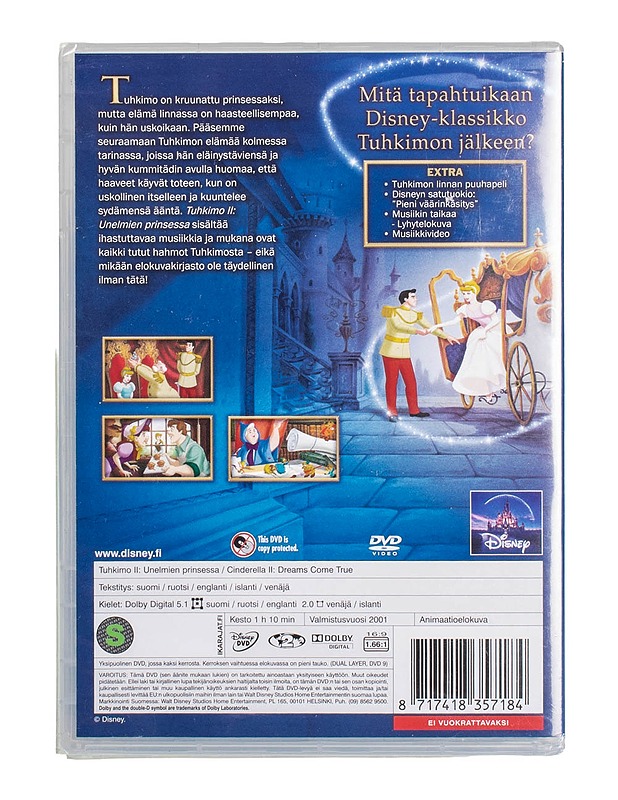 Tuhkimo 2 - DVD - DVD-elokuvat - 10105499445 - 1