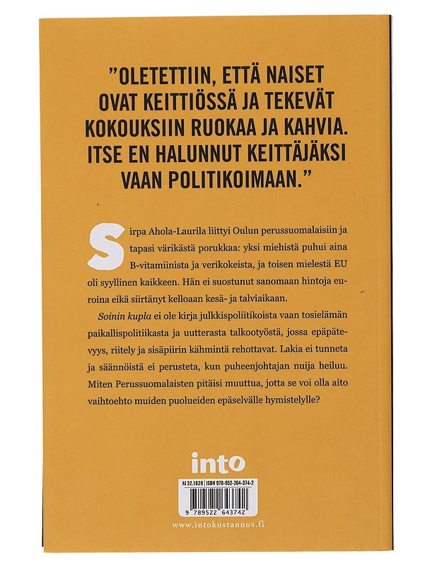 Soinin kupla - Sirpa Ahola-Laurila - Tietokirjat ja oppaat - 10105499457 - 1
