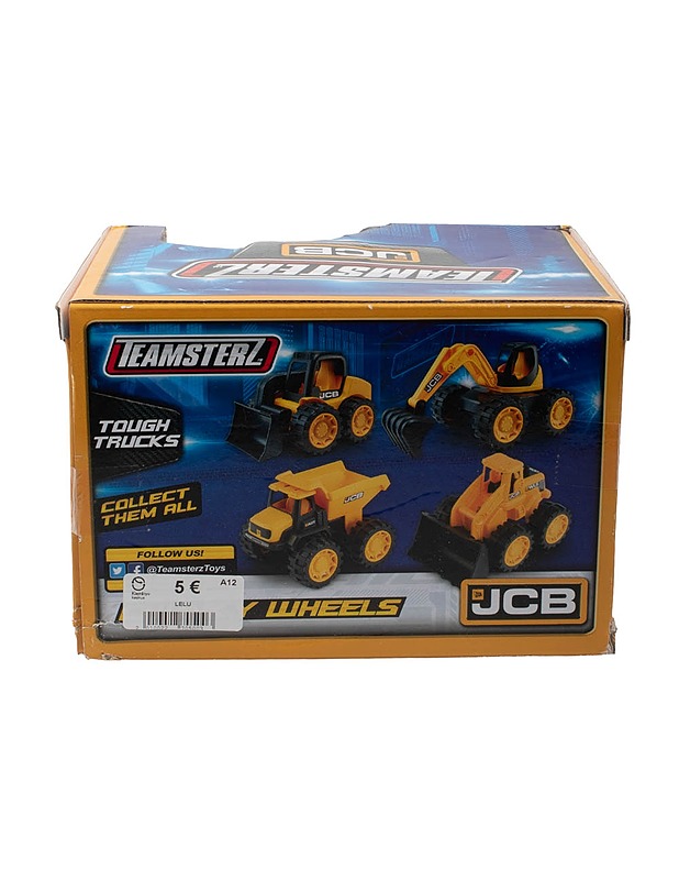 TEAMSTERZ Jcb Chunky Wheels työkone - Lasten lelut - 10105499487 - 1