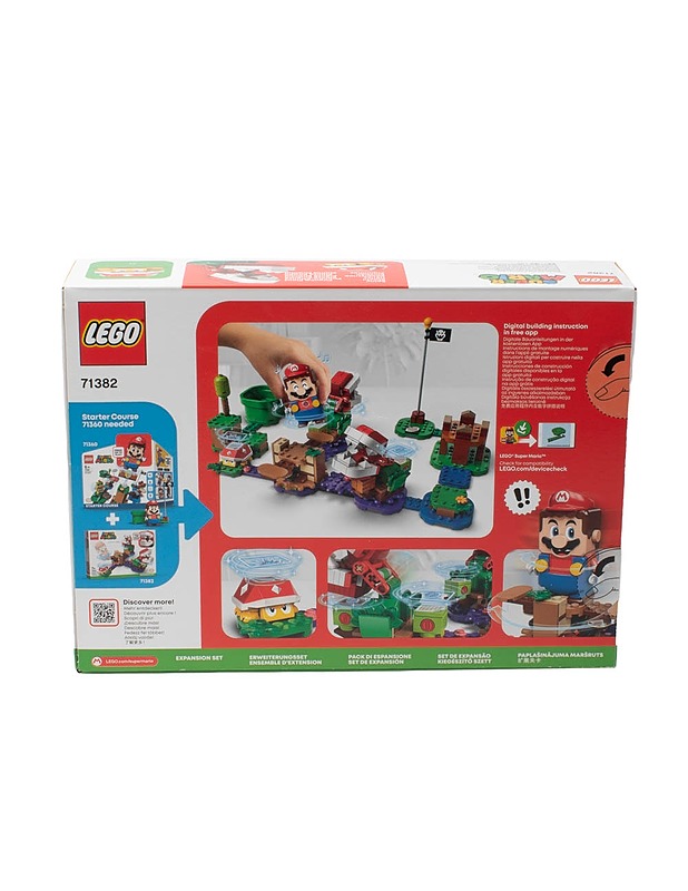 LEGO 71382 Piranha Plant Puzzling Challenge rakennussarja - Lasten lelut - 10105499501 - 1