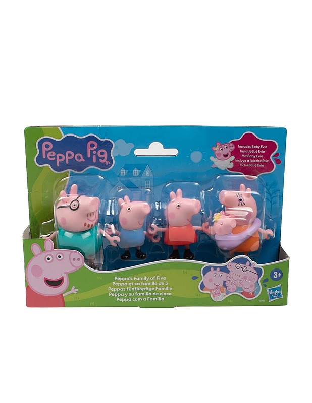 HASBRO Peppa's Family of Five hahmosetti - Lasten lelut - 10105499506 - 0