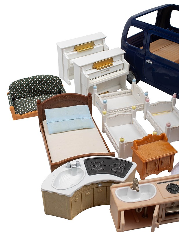 SYLVANIAN FAMILIES Auto ja huonekalut leikkisetti - Lasten lelut - 10105499534 - 1