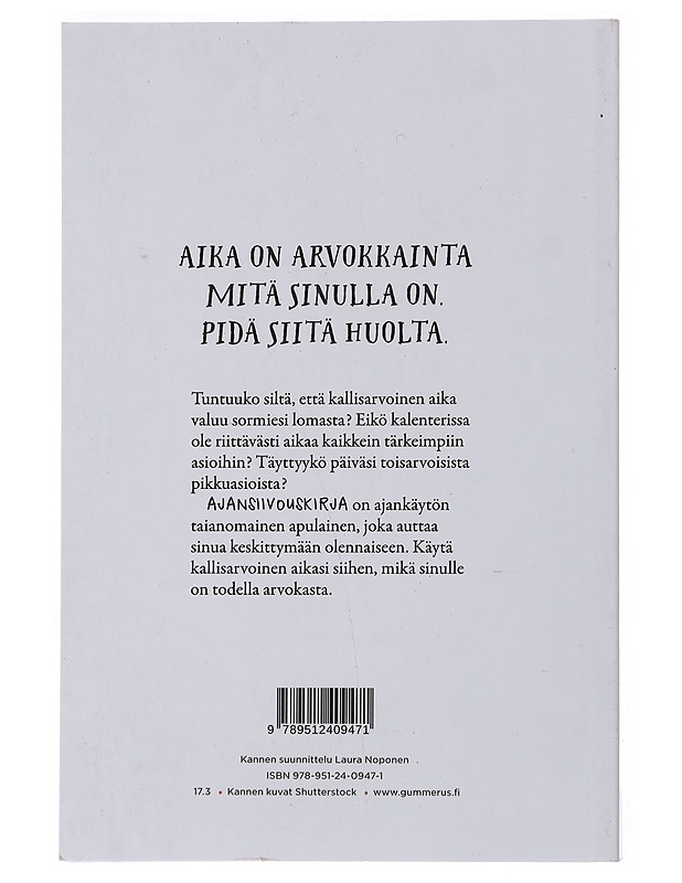 Ajansiivouskirja : ajankäytön taianomainen apulainen - Harrastekirjat - 10105499560 - 1