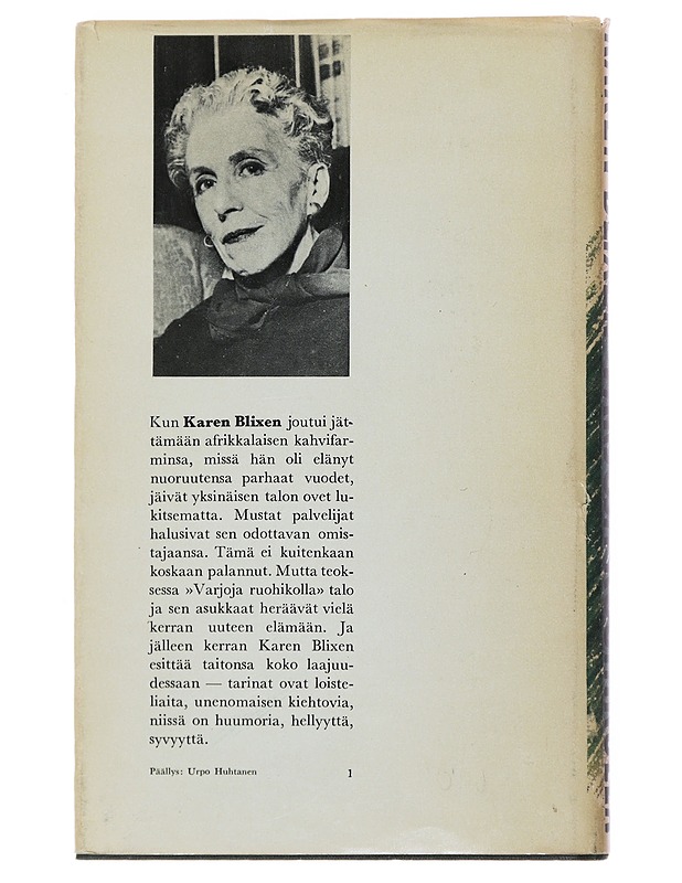 Varjoja ruohikolla - Blixen , Karen  - Romaanit ja novellit - 10105499566 - 1