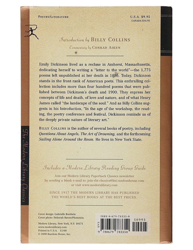 The selected poems of Emily Dickinson - Dickinson, Emily - Runot ja näytelmät - 10105499575 - 1