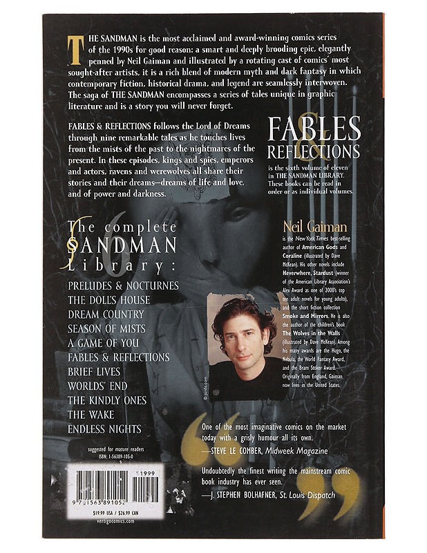 The Sandman : Fables and Reflections - Gaiman, Neil - Sarjakuvat - 10105499582 - 1