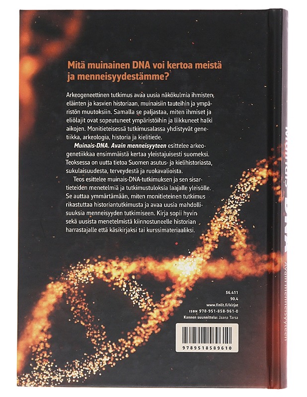 Muinais-DNA : avain menneisyyteen - Nordfors, Ulla - Historiakirjat - 10105499646 - 1