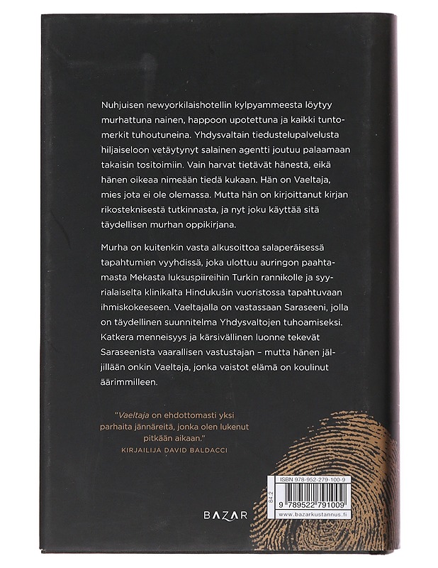 Vaeltaja - Hayes, Terry - Jännitys ja dekkarit - 10105499686 - 1