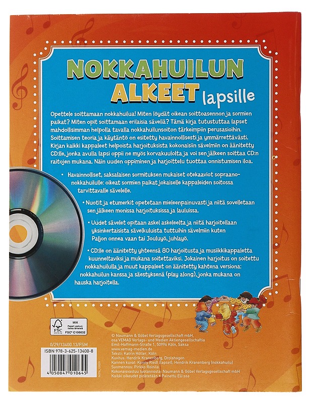 Nokkahuilun alkeet lapsille - Höller, Katrin - Musiikki- ja elokuvakirjat - 10105499709 - 1