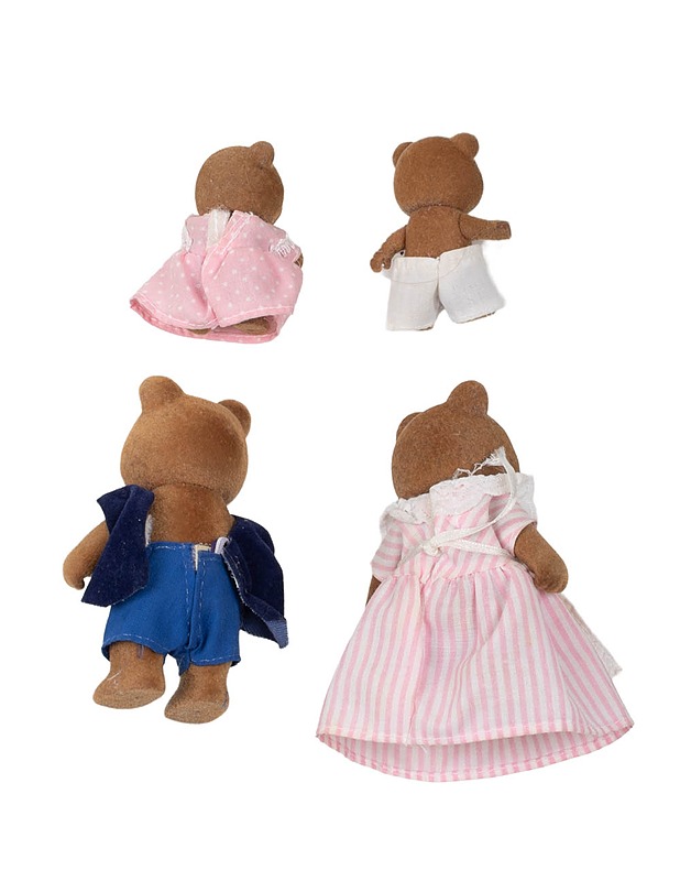 EPOCH Sylvanian Families karhuperhe, 4 hahmoa - Lasten lelut - 10105499711 - 1