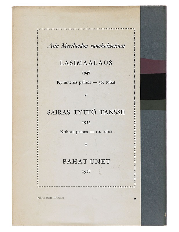 Pahat unet - Meriluoto , Aila - Runot ja näytelmät - 10105499725 - 1