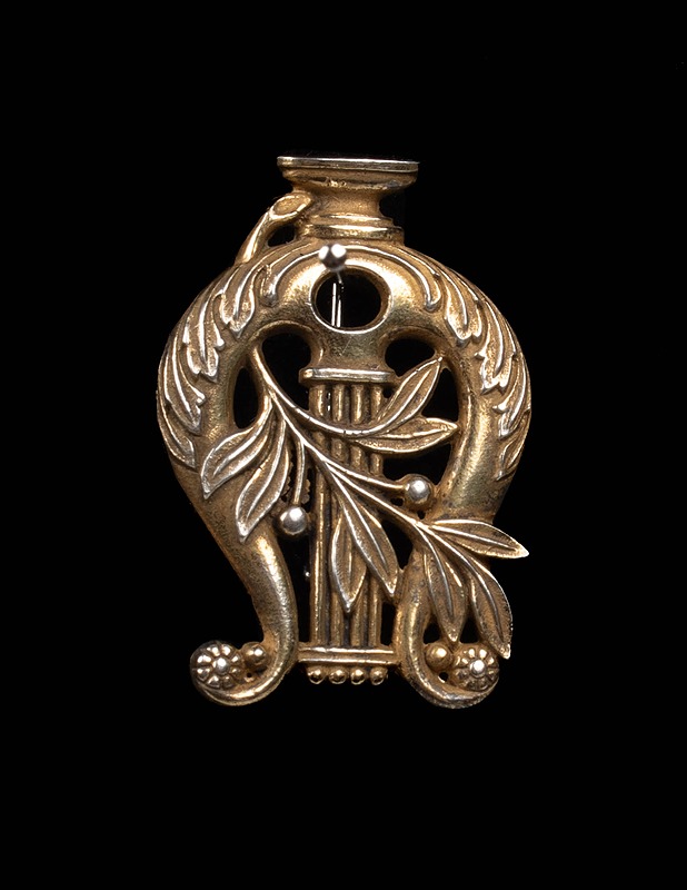 Hopeinen Lyyra rintakoru - Korut - 10105499726 - 1