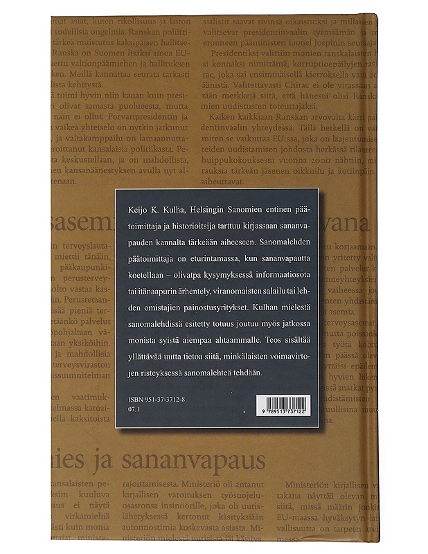 Elämää apinalaatikossa - Kulha , Keijo K. - Tietokirjat - 10105499749 - 1