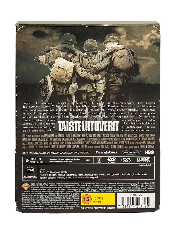 Band of Brothers : Taistelutoverit - DVD - DVD-elokuvat - 10105499827 - 1