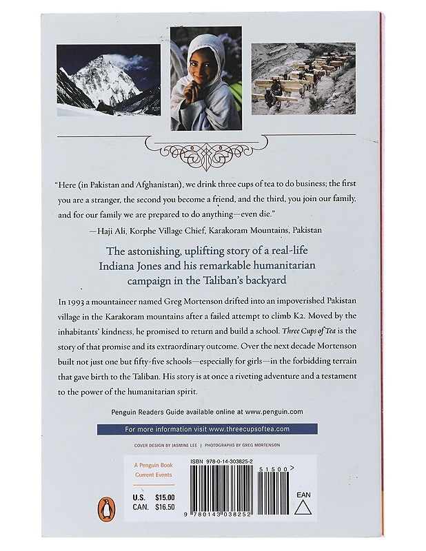 Three Cups Of Tea - Greg Mortenson et David Oliver Relin - Elämäkerrat ja muistelmat - 10105499830 - 1