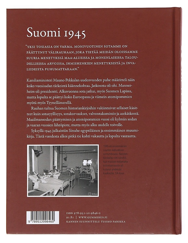 Suomi 1945 : rauha, pelko, toivo - Tuomikoski, Pekka - Historiakirjat - 10105499840 - 1
