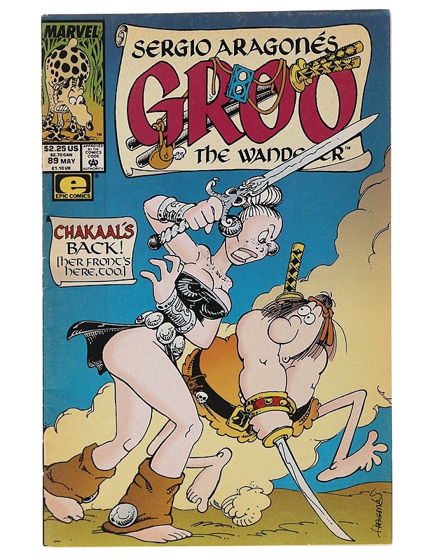 GROO The Wanderer Vol. 2 No 89 May 1992 - Aragonés , Sergio - Sarjakuvat - 10105499870 - 0
