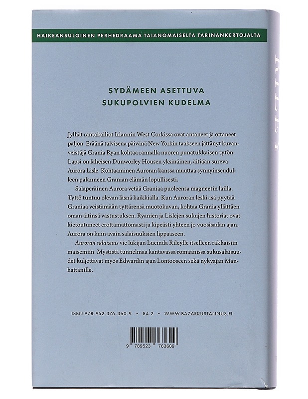 Auroran salaisuus - Riley, Lucinda - Romaanit ja novellit - 10105499896 - 1