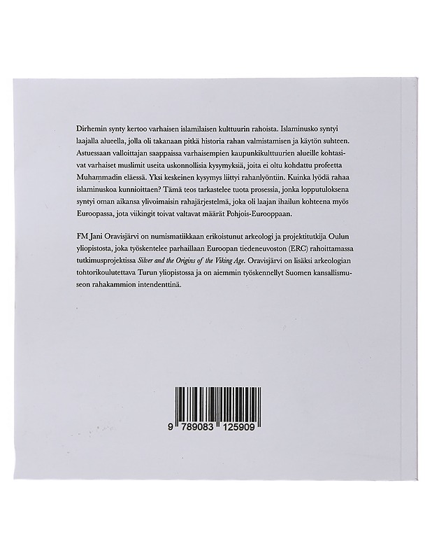 Dirhemin synty - Jani Oravisjärvi - Historiakirjat - 10105499900 - 1