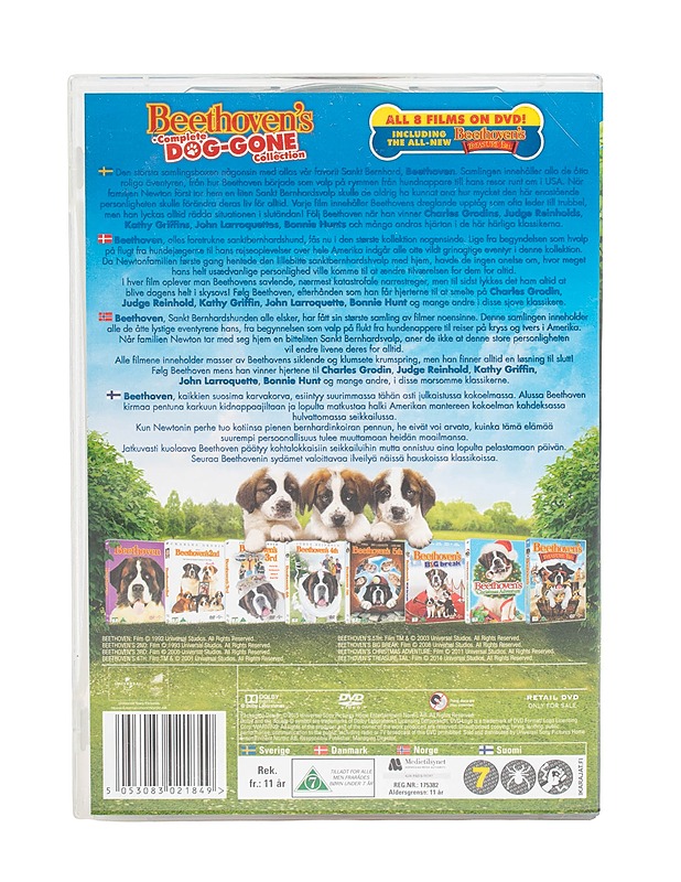 Beethoven's Complete Dog-Gone Collection - DVD - DVD-elokuvat - 10105499947 - 1