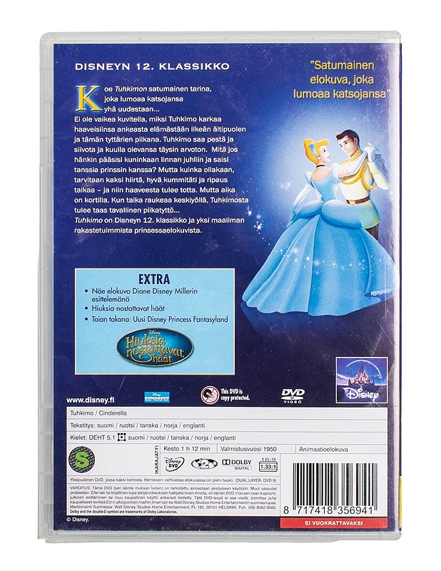 Tuhkimo - DVD - DVD-elokuvat - 10105499956 - 1