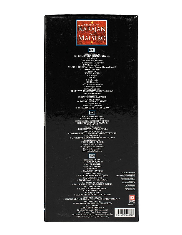 Herbert von Karajan - the Maestro - CD - CD-levyt - 10105499968 - 1