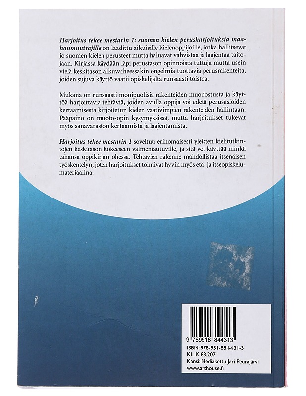 Harjoitus tekee mestarin 1 : Suomen kielen perusharjoituksia maahanmuuttajille - Saunela, Marja-Liisa - Tietokirjat ja oppaat - 10105500060 - 1