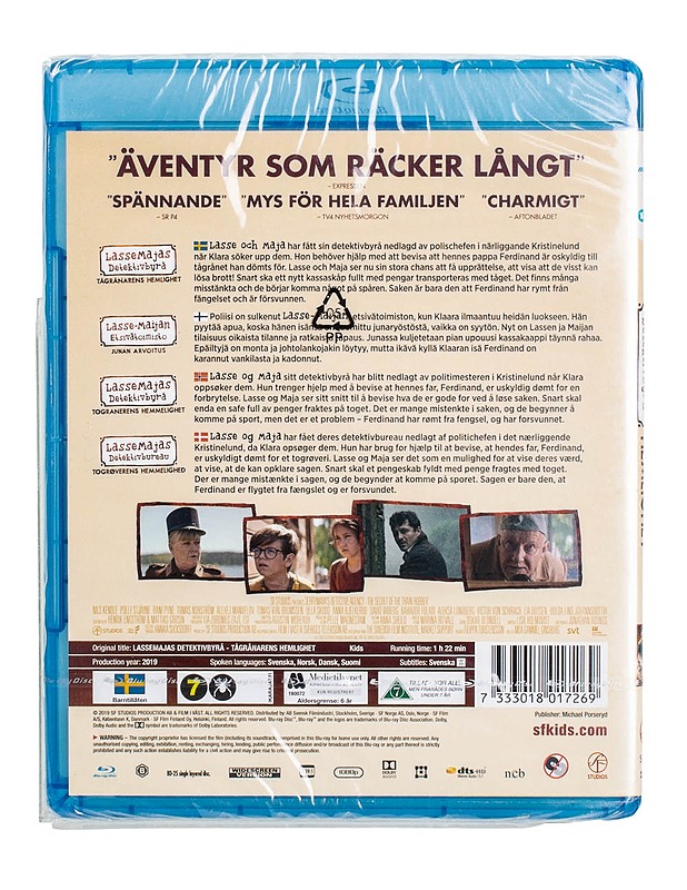Lassemajas Detektivbyrå - Blu-Ray - Blu-ray-levyt - 10105500059 - 1