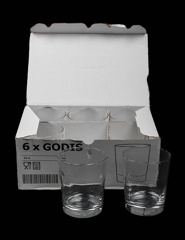IKEA Godis juomalasi, 23 cl, 6 kpl - Lasit - 10105500131 - 0