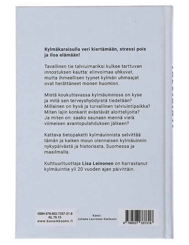 Talviuinti : terveyttä ja hyvää oloa luonnonvesistä - Leinonen, Lisa - Tietokirjat ja oppaat - 10105500210 - 1
