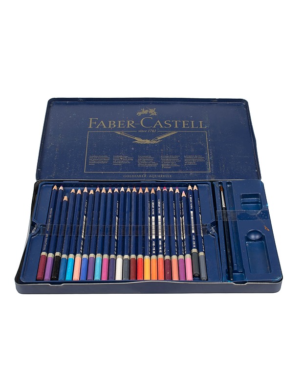 FABER-CASTELL Goldfaber Aquarelle Set akvarelli puukynä setti - Askartelu - 10105500230 - 1