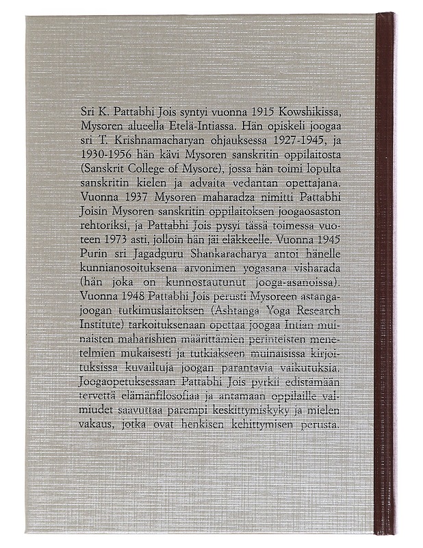 Yoga mala : yogasana visharada vedanta vidvan - Pattabhi Jois, K. - Tietokirjat ja oppaat - 10105500291 - 1
