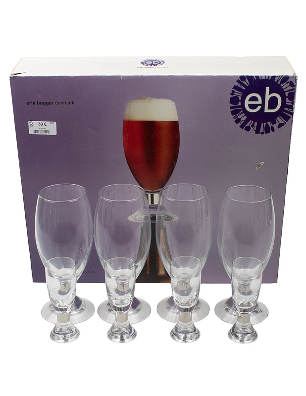 ERIK BAGGER lasisetti, 8 osaa - Lasit - 10105500305 - 0