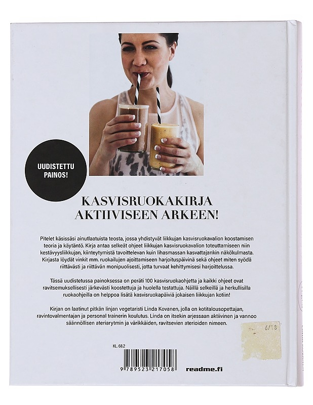 Vegeä : liikkujan kasvisruokaa - Kovanen, Linda - Ruokakirjat - 10105500445 - 1